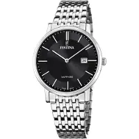 Festina Uhr Swiss Herren silber Armband Edelstahl UF20018/3