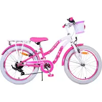 Volare Lovely Kinderfahrrad - Mädchen - 20 Zoll - Rosa - 7 Gänge