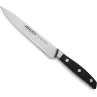 Arcos SOLE KNIFE MANHATTAN - Messer mit langer, flexibler Klinge, glatter und starker Schneide. Filetiert die Seezunge und löst sie leicht vom Knochen ab.