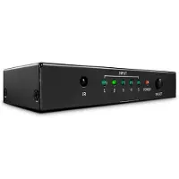 Lindy 38233, HDMI, Metall, Schwarz, 18 Gbit/s, RF, 4K Ultra HD