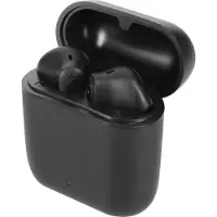 Akashi , Bluetooth 5.0 Kopfhörer mit Ladebox und 20 Std. Akkulaufzeit, Schwarz