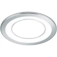 TRIO Einbauleuchte CORE Ø 14,8cm Chromfarben