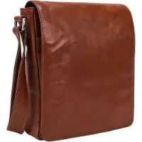 Leonhard heyden Leder Umhängetasche Tablettasche mit Laptopfach Cambridge Messenger Bag Cognac braun