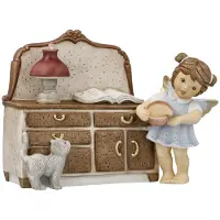 Goebel Figur Geheime Weihnachtsrezepte, Nina & Marco, Weihnachtsbäckerei, Porzellan, Bunt, 11750691