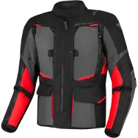 SHIMA Hero 2.0 Wasserdichte Schwarz Rot Motorrad Textiljacke Größe M