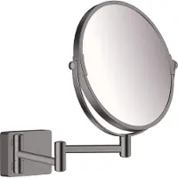 Hansgrohe Rasierspiegel AddStoris Brushed Black Chrome, 41791340