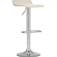 CLP Barhocker Dyn höhenverstellbar und drehbar creme