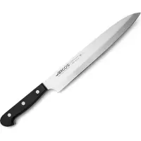Arcos Yanagiba Messer Universal 289904 aus Nitrum Steel, mit Mango aus Polyoxymethylen und 24 cm Klinge im Etui