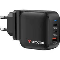 Verbatim Mini GaN Charger 70W, Drinnen, AC, 20 V, Schwarz