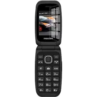 Maxcom Comfort MM828 4G, Klapphandy, Dual-SIM, 6,1 cm (2.4"), 0,08 MP, 1000 mAh, Schwarz