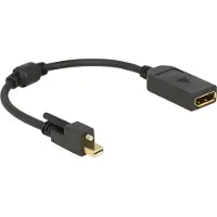 DeLOCK 62638, 0,25 m, Mini DisplayPort, DisplayPort, Männlich, Männlich, 3840 x 2160 Pixel