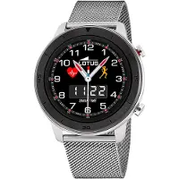 Lotus Herren Uhr Multifunktion Edelstahl Leder silber schwarz UL50021/1