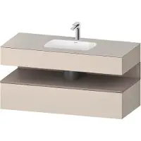 Duravit Einbauwaschtisch-Möbel-Set Qatego 120x55x60cm, ba m/ta m, Kon-WTU, B