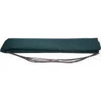 Mendler Ersatz-Bezug für Markise MCW-H27, Vollkassette Ersatzbezug Sonnenschutz 6x3m Polyester blau-grün