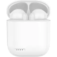Akashi , Bluetooth 5.3 Kopfhörer mit Ladecase und Steuerungsknopf, 18h Akkulaufzeit, Weiß