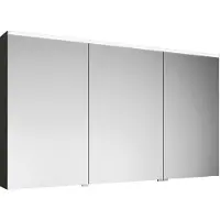 Burgbad Eqio Spiegelschrank mit horizontaler LED-Beleuchtung, 3 Türen, mittlerer Anschlag rechts, 1