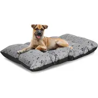 AIO Factory Hundebett PRESTIGE Kissen 120x80 cm wasserdicht Knochen schwarz