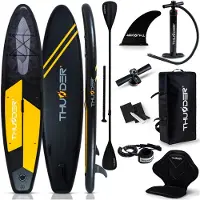 Thunder Ippo Stand Up Paddle Board 320 x 75 x 15 cm Orange Schwarz 150 kg