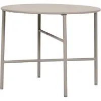 Ebuy24 Pesetos Gartentisch Ø50 Cm grau.