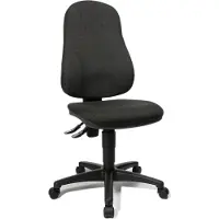 Topstar Home Office Bürostuhl POINT 60 Schreibtischstuhl ohne Armlehnen Stoff Drehstuhl