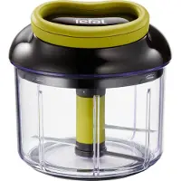 Tefal 5-Sekunden-Zerkleinerer 900 ml Gemüseschneider Und Mixer Mit Edelstahlklingen Zum Zerkleinern Von Gemüse, Zwiebeln Und Nüssen K1320404