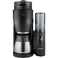 Melitta Aromafresh PRO X, Filterkaffeemaschine, 1,25 l, Kaffeebohnen, Gemahlener Kaffee, Eingebautes Mahlwerk, 1080 W, Schwarz