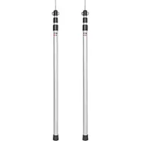 Pricenet 2x Teleskop Zeltstange 93 bis 230 cm Vorzeltstange aus Alu Vor Zelt Stange