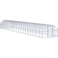 Syfax Outdoor-Hühnerstall 3x20x2 m Verzinkter Stahl