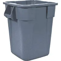 Rubbermaid BRUTE 3536, 151,4 l, Quadratisch, Lineares Polyethylen mit niedriger Dichte (LLDPE), Grau, UV, 597 mm