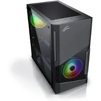 Evolveo M5/Micro ATX/Transparent/Schwarz