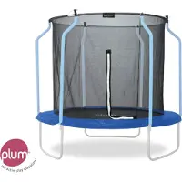 Plum Wave Springsafe Trampolin mit Sicherheitsnetz - 244 cm - Mit Nebel