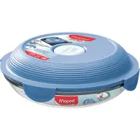Maped M870603, Behälter, Rund, 0,7 l, Blau, Transparent, Glas, 1 Stück(e)