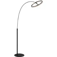 Globo Lighting Stehleuchte Metall schwarz matt, LED