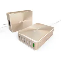 Adam Elements OMNIA PA601- Multi USB Charger mit QC 3.0 Port - Gold