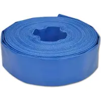 Syfax Flachschlauch 25 m, 1.5" (38 mm) PVC, Blau, 3 bar Arbeitsdruck, 9 bar Berstdruck