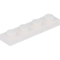 LEGO : 50 Stück Platte 1x4 in Weiß