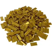 LEGO 1x2 Goldbarren Metallic Gold - 6294492 NEU! Menge 250x