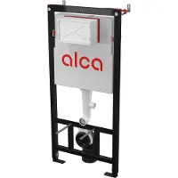 Alcadrain WC Sanitärmodul AM121/1120 Vorwandinstallationssystem mit integrierter hygienischer Rohrspülung