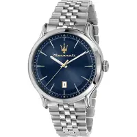 Maserati Herren Uhr EPOCA Analog Edelstahl Armband silber UMAR8853118021