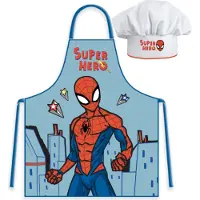 Spiderman Kinder Küchenset – Schürze und Mütze für kreativen Spaß in der Küche