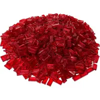 LEGO 1x2 Fliesen Transparent Rot - 3069b NEU! Menge 250x