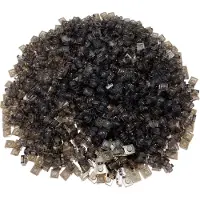 LEGO 1x1 Platten Bauplatten Transparent Schwarz - 3024 NEU! Menge 50x