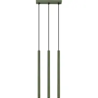 Sollux Pendelleuchte PASTELO 3P olivgrün 3xG9 8W Stahl 104x19.5x19.5cm