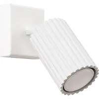 Sollux Wandleuchte KARBON weiß 1xGU10 10W Aluminium 8x16x8cm