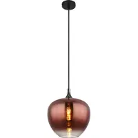 Globo Lighting Hängeleuchte Metall schwarz matt, 1x E27