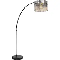 Globo Stehleuchte Metall schwarz matt, 1x E27