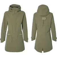 Basil Fahrradzubehör Regenparka Mosse Women Olive Green XL - Bekleidung.