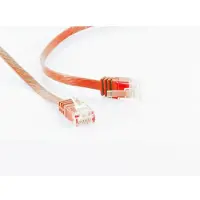 Shiverpeaks BASIC-S U/UTP Flach-Patchkabel, Kat.6, 15,0 m rot, 2 x RJ 45 Stecker, Mantel aus PVC, vergoldete Kontakte (SP725-SLR)