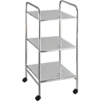 Wenko Bad Roll Servier Wagen Trolley Roll Ablagen Regal Allzweck Etagen Sando WC