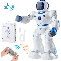 Vevor RC-Roboterspielzeug für Kinder, 2,4 GHz programmierbare Fernbedienung, intelligenter Roboter , interaktiver singender und tanzender Roboter